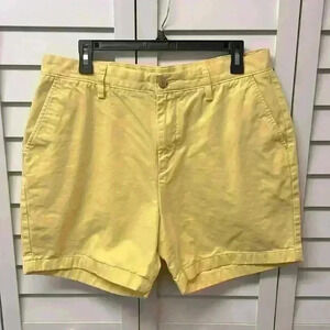 Nautica 6” Pale Yellow Deck Shorts - Size 33